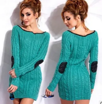 Slim Fit Knitted Jumper Dress