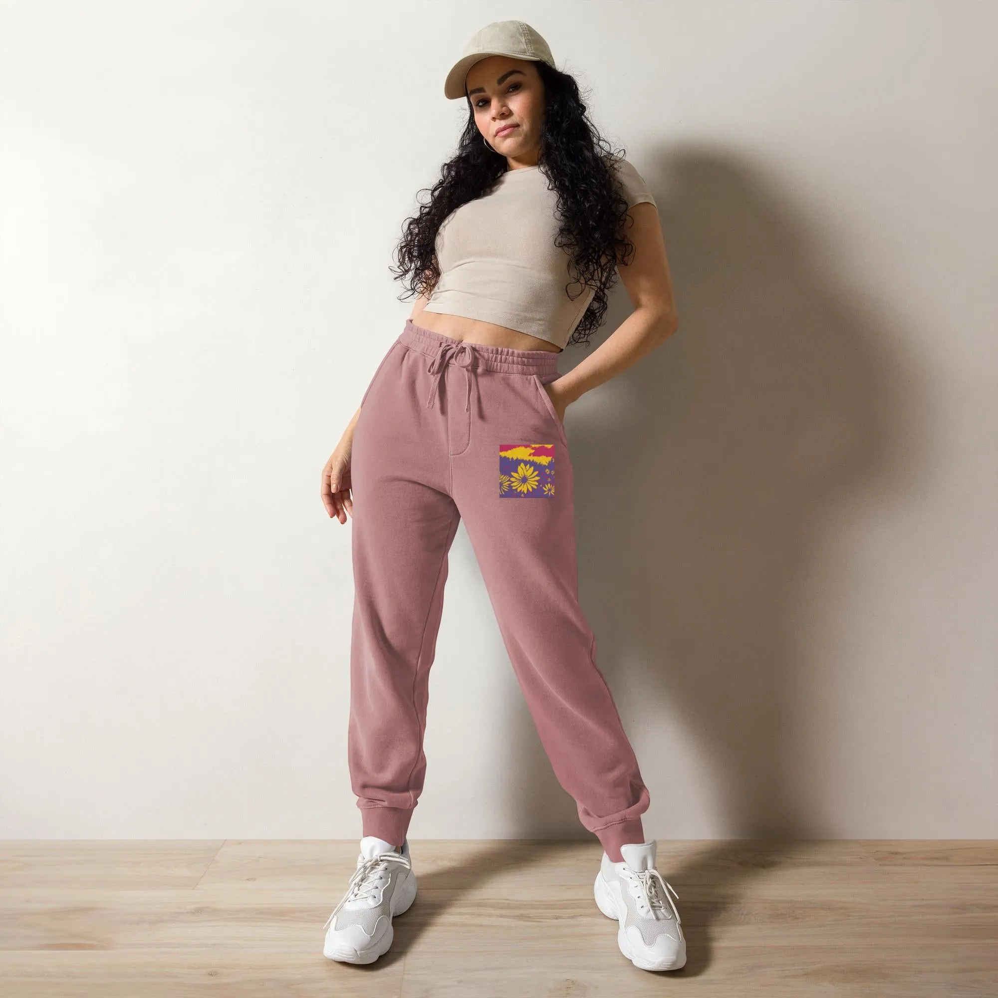 Sunflower Sunset ~ Pigment-Dyed Unisex Sweatpants