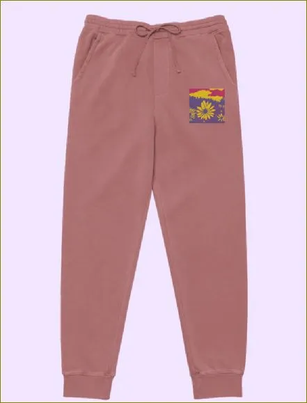 Sunflower Sunset ~ Pigment-Dyed Unisex Sweatpants