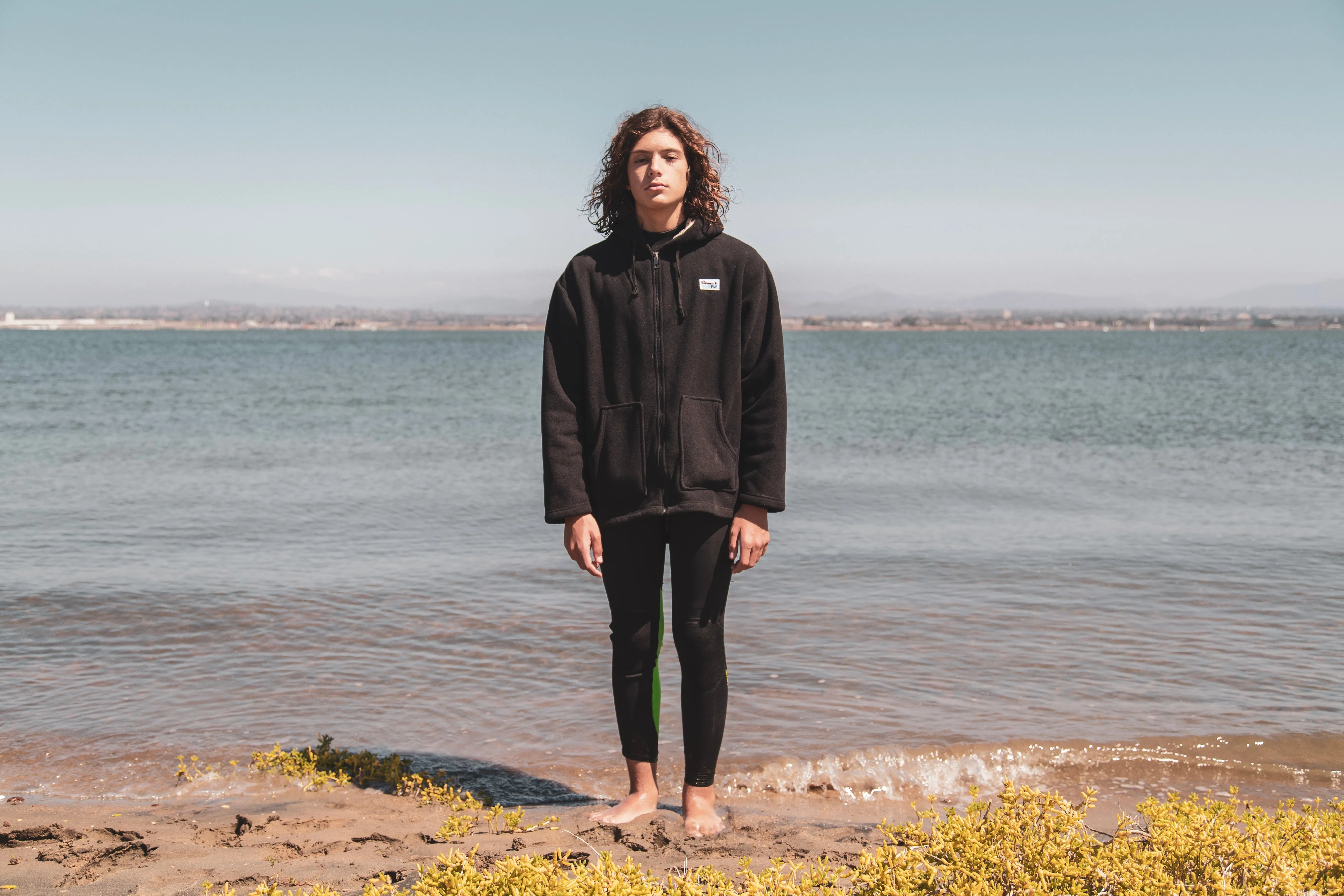 SurfCheck Hoodie in BLACK