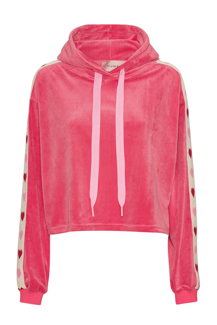 Svea Sweatshirt - Pink Hearts