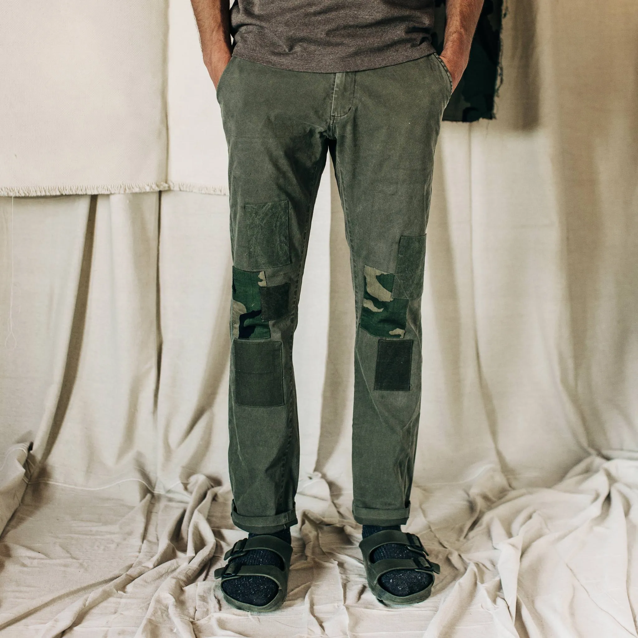 The Atelier and Repairs Chino in Olive