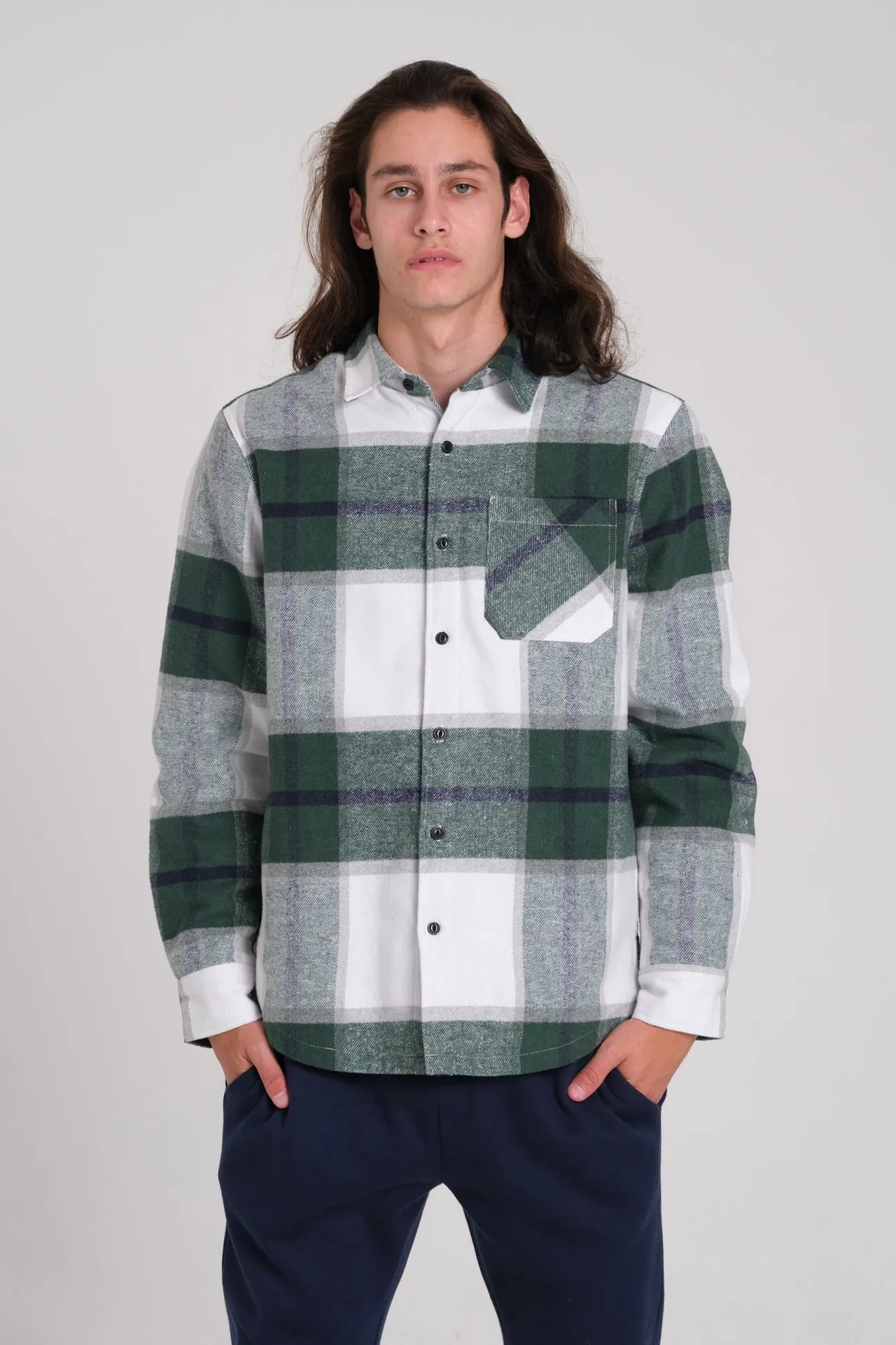 Thermal Lined Flannel Shacket