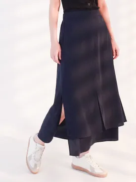 Two Layered Skirt Navy