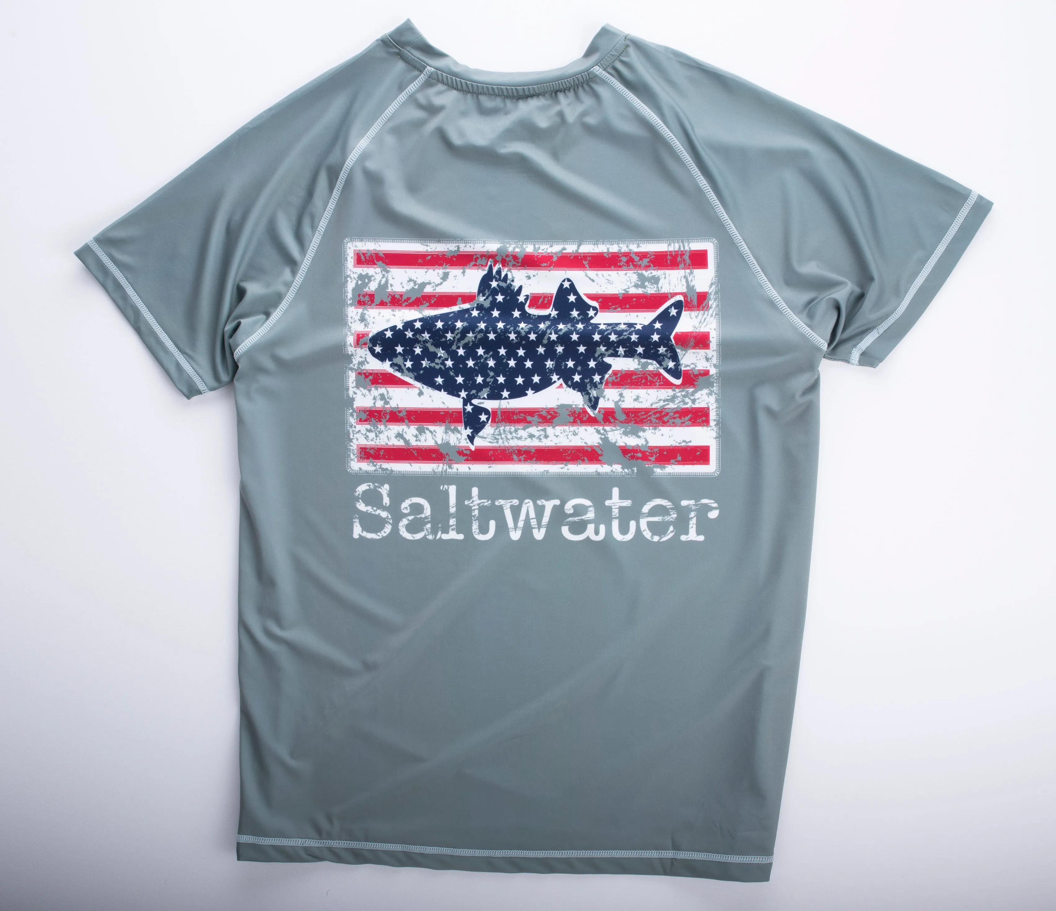 USA Flag Performance Short Sleeve Tee