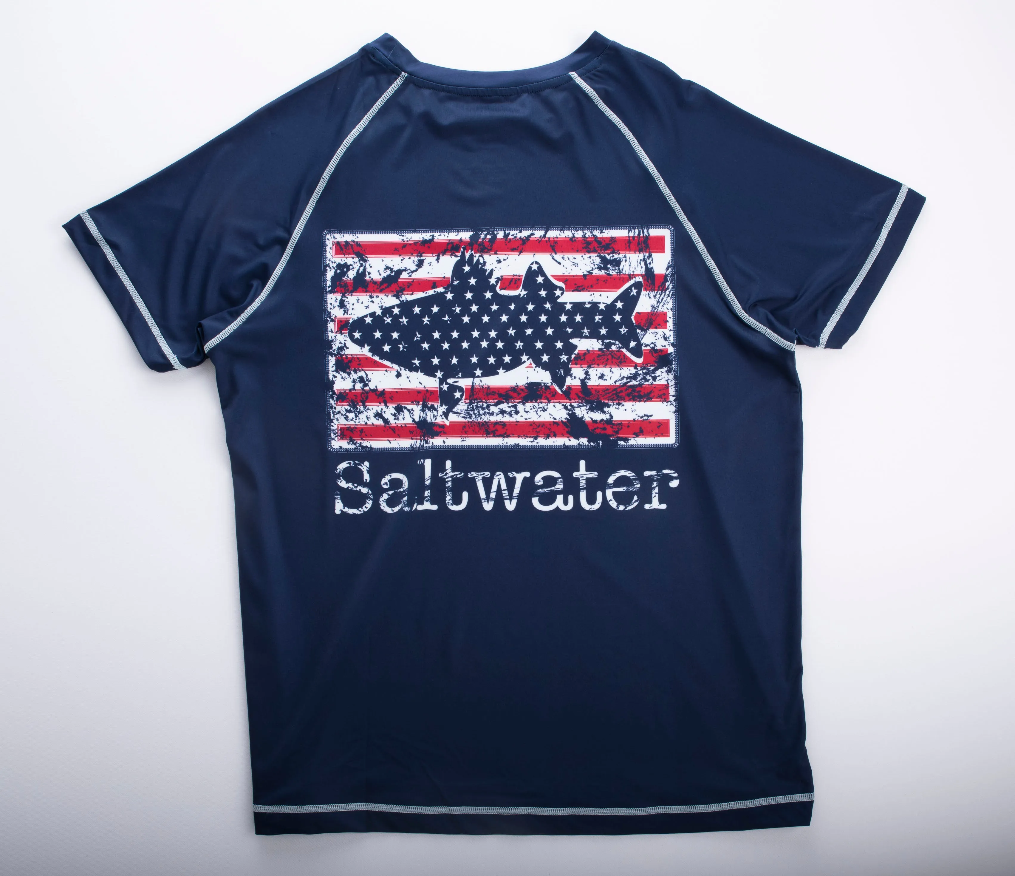 USA Flag Performance Short Sleeve Tee