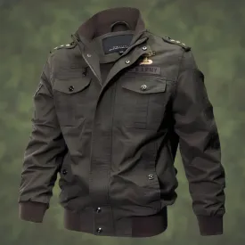 Varsity Army Bomber Jacket for Men | Perfect for Casual Days