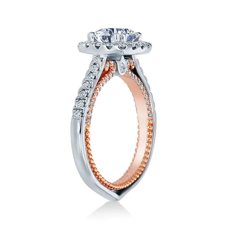 Verragio Cushion Halo Engagement Ring COUTURE-0449CU-2WR