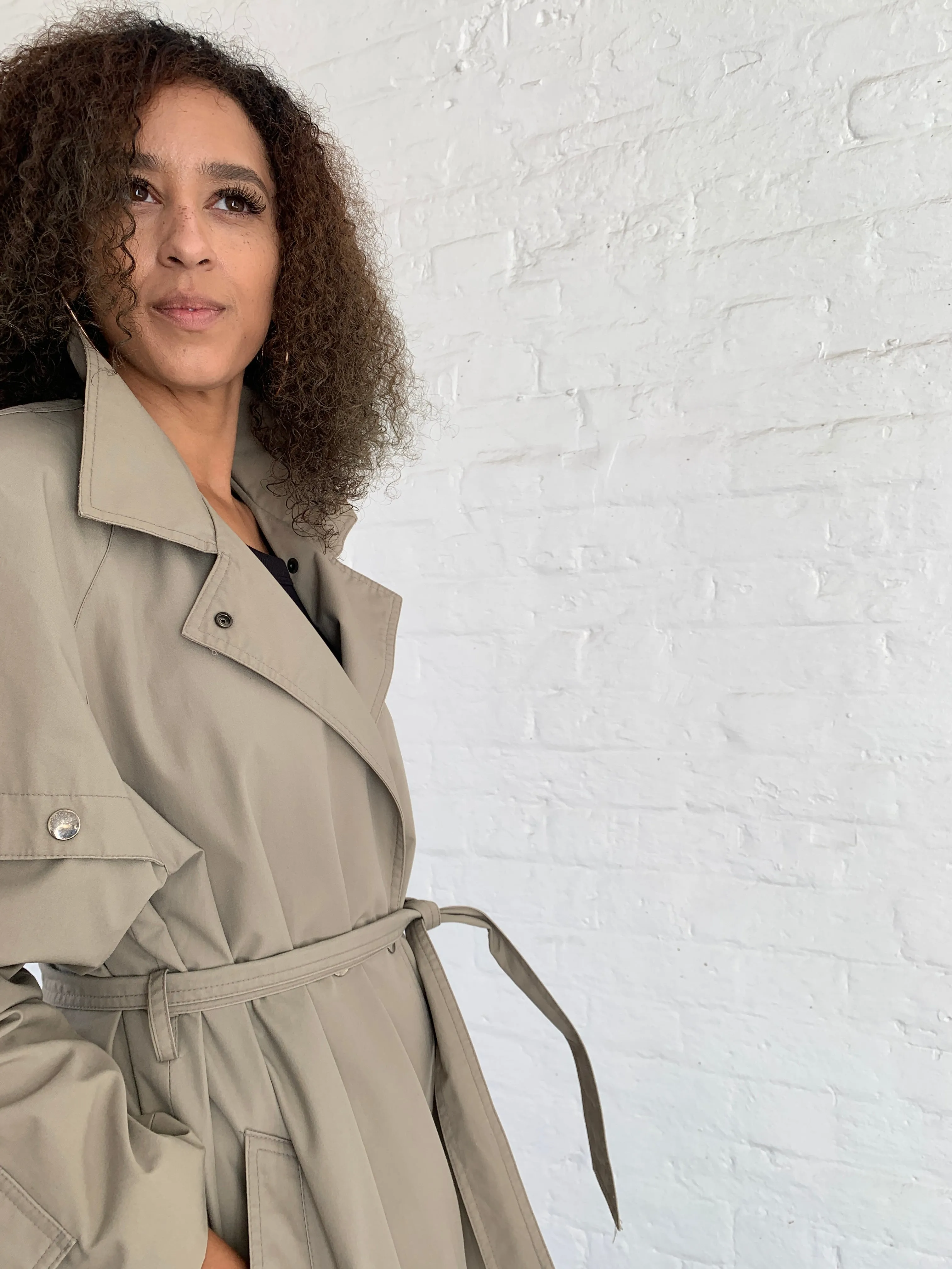 Vintage 1980s Nicollini trench coat