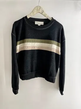 Vintage Havana Satin Stripe Crewneck Pullover