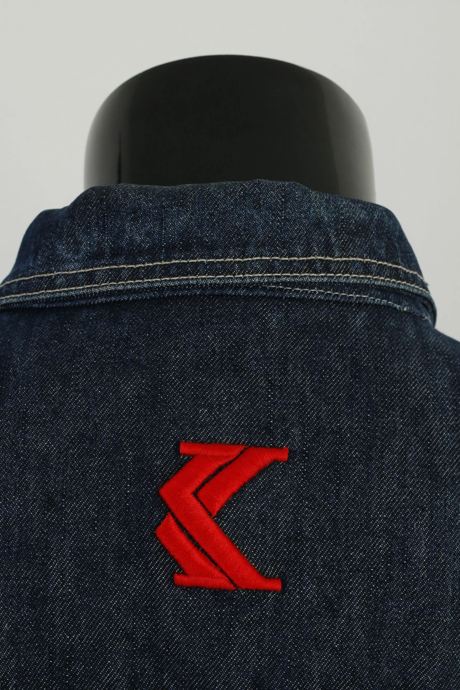 Vintage Karl Kani Denim Jacket  3XL Dark Navy Cotton Hip-Hop Icon