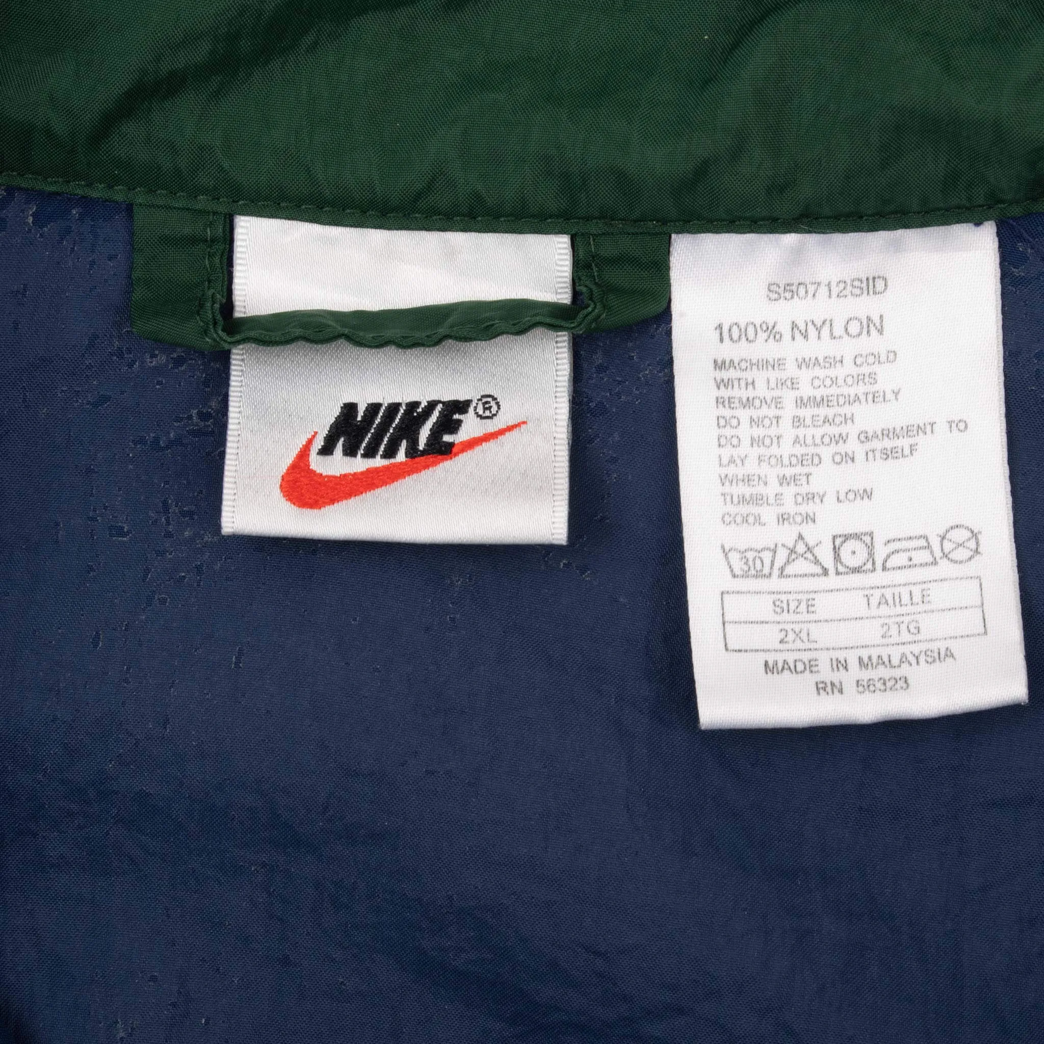 VINTAGE NIKE AIR BLUE PULLOVER WINDBREAKER JACKET 1990S 2XL