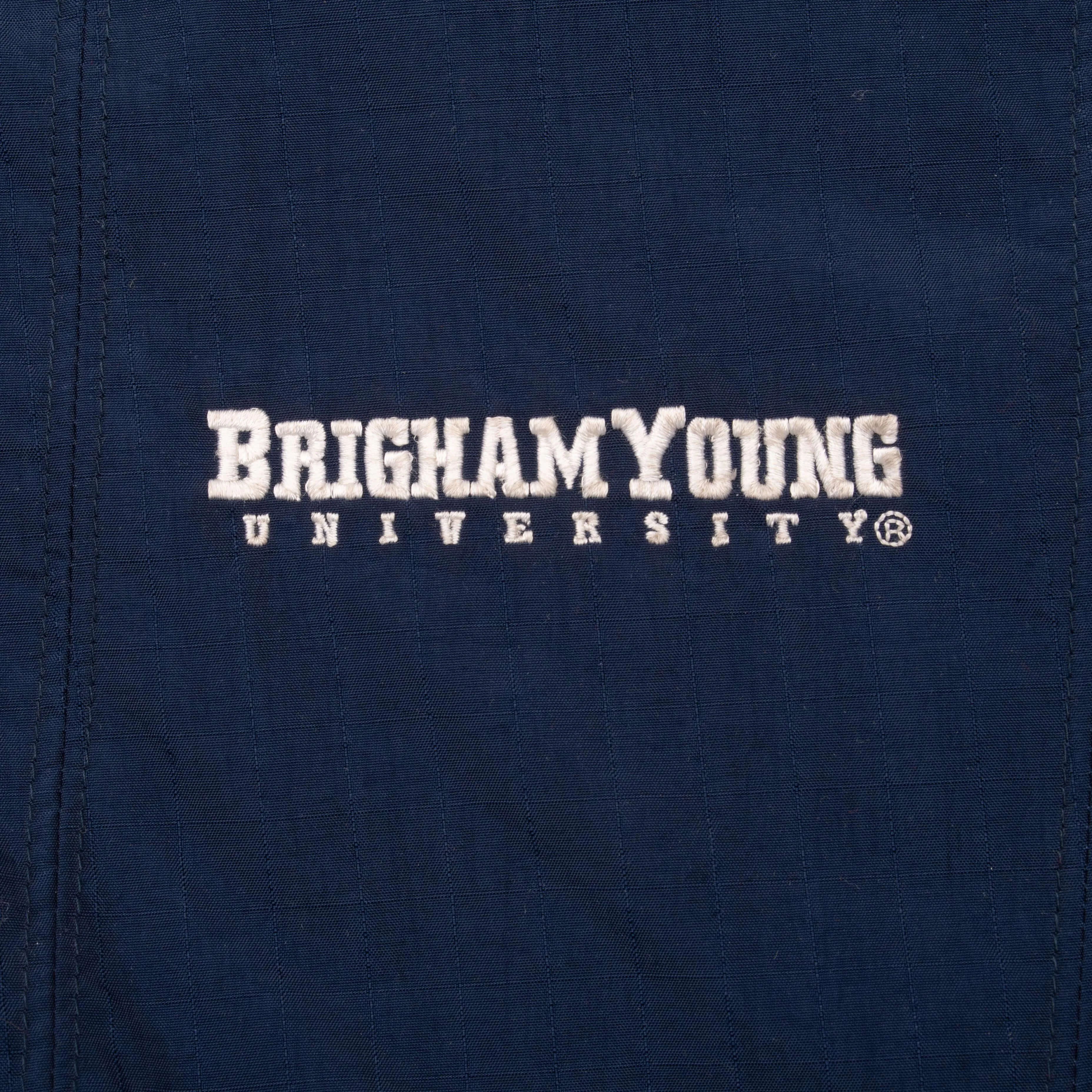 VINTAGE NIKE BYU BRIGHAM YOUNG UNIVERSITY COAT JACKET 2000S LARGE