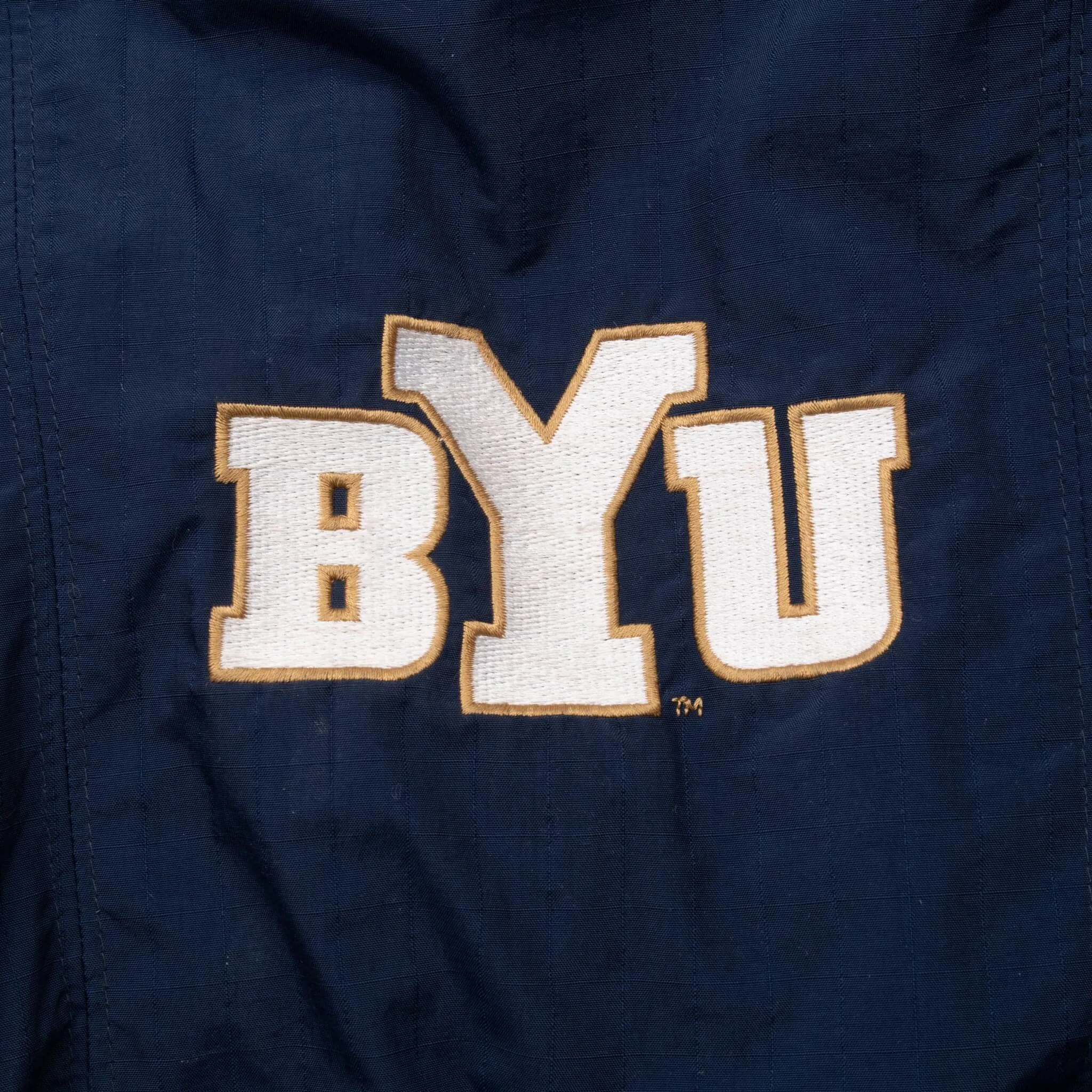 VINTAGE NIKE BYU BRIGHAM YOUNG UNIVERSITY COAT JACKET 2000S LARGE