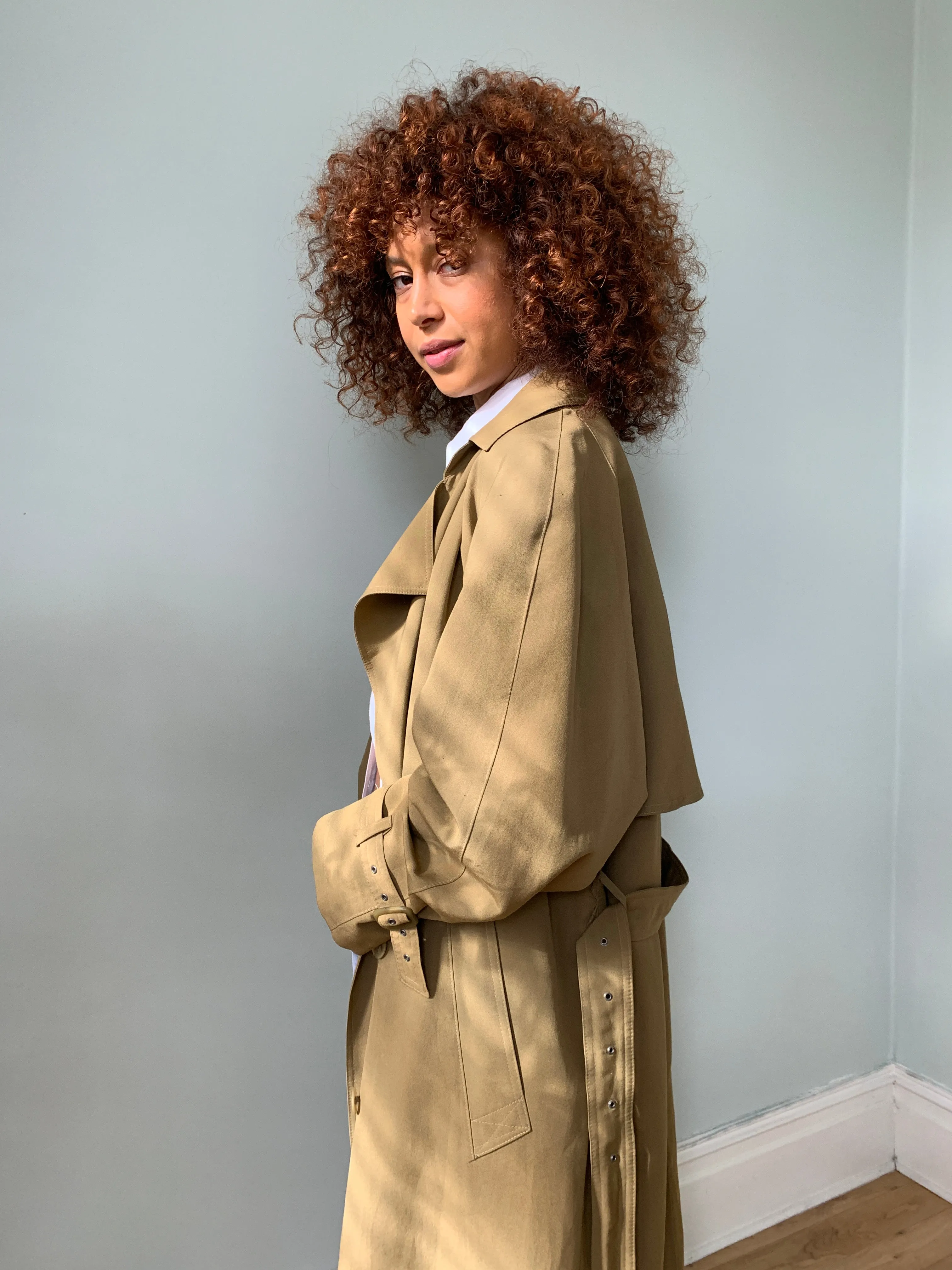 Vintage Obelisque trench coat