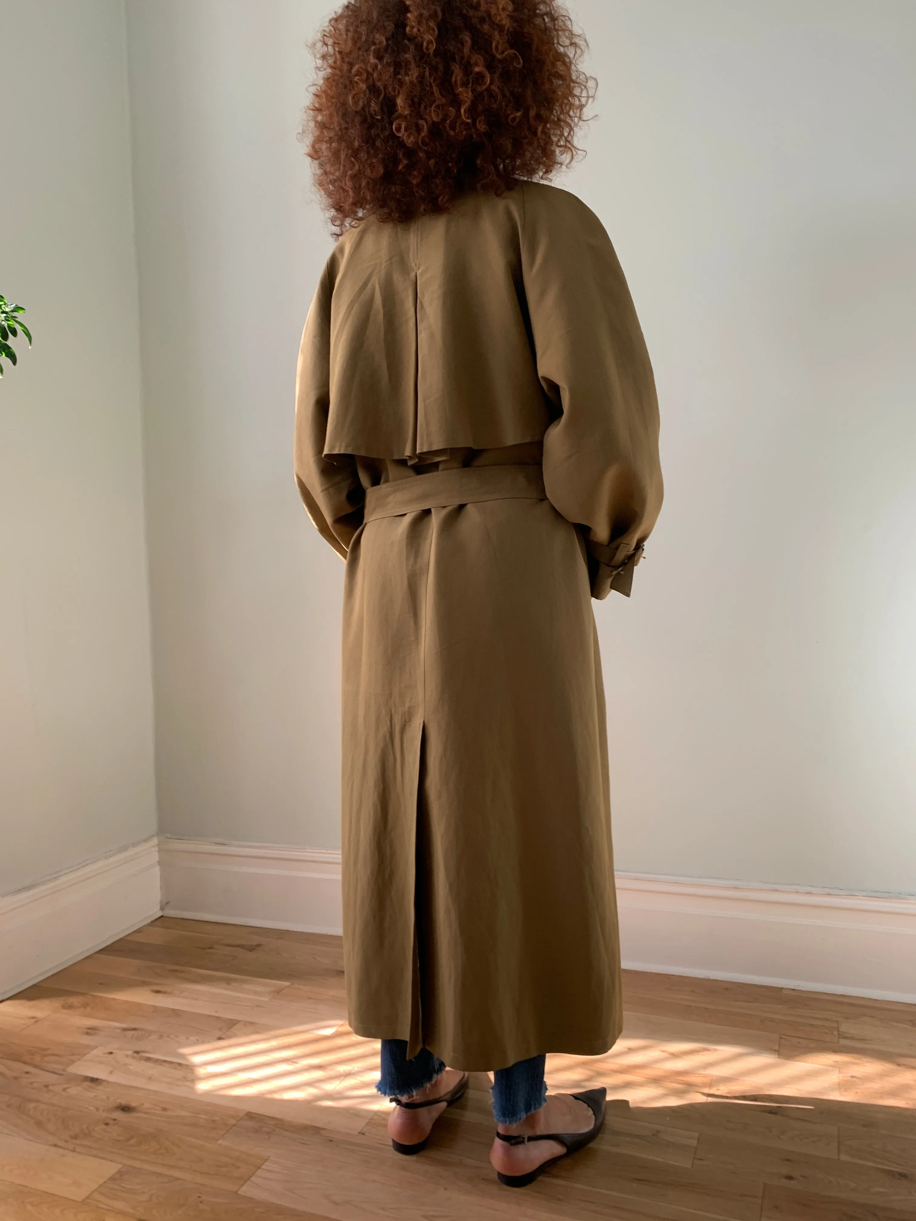 Vintage Obelisque trench coat