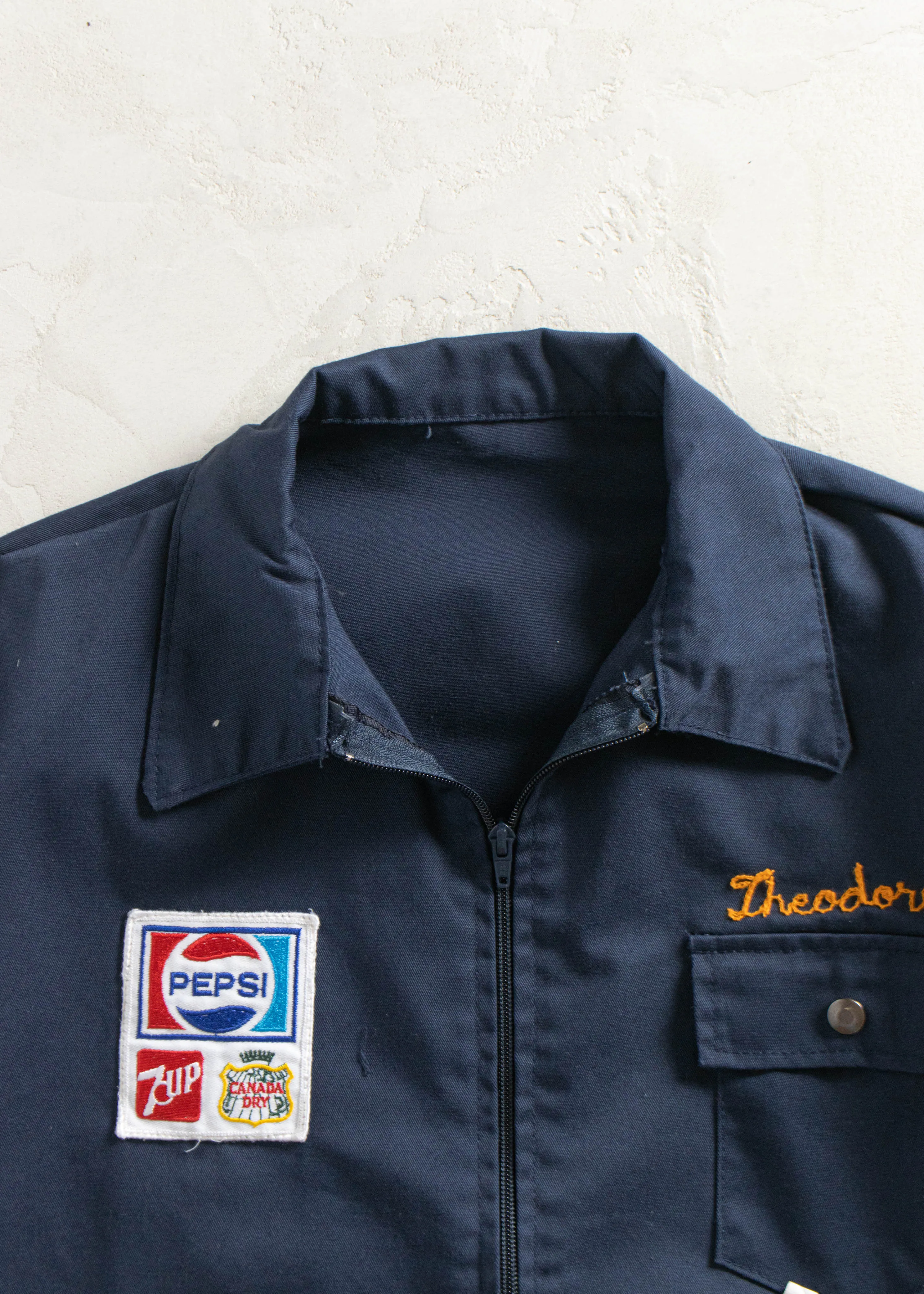 Vintage Pepsi Chainstitched Gas Jacket Size L/XL