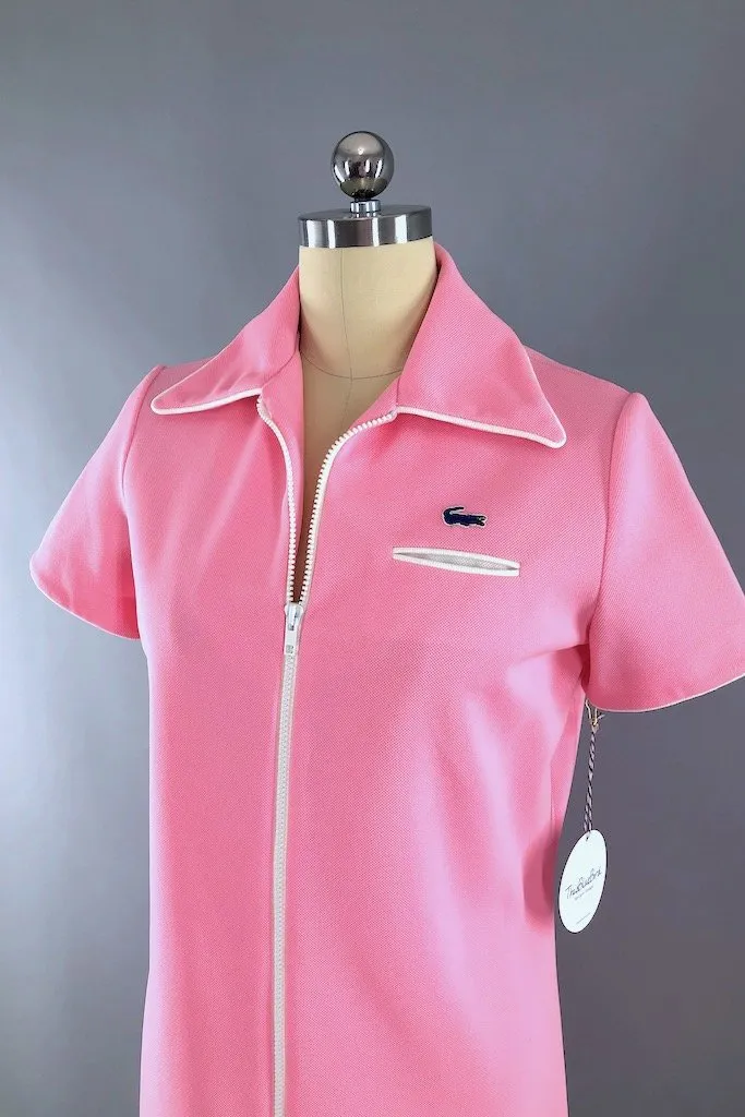 Vintage Pink Izod Lacoste Dress