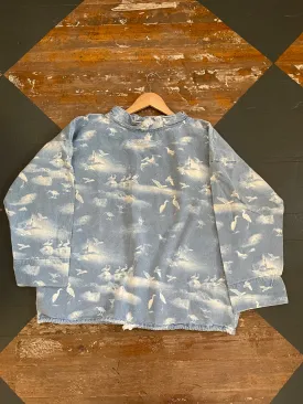 VTG BIRD DENIM PULLOVER - XL