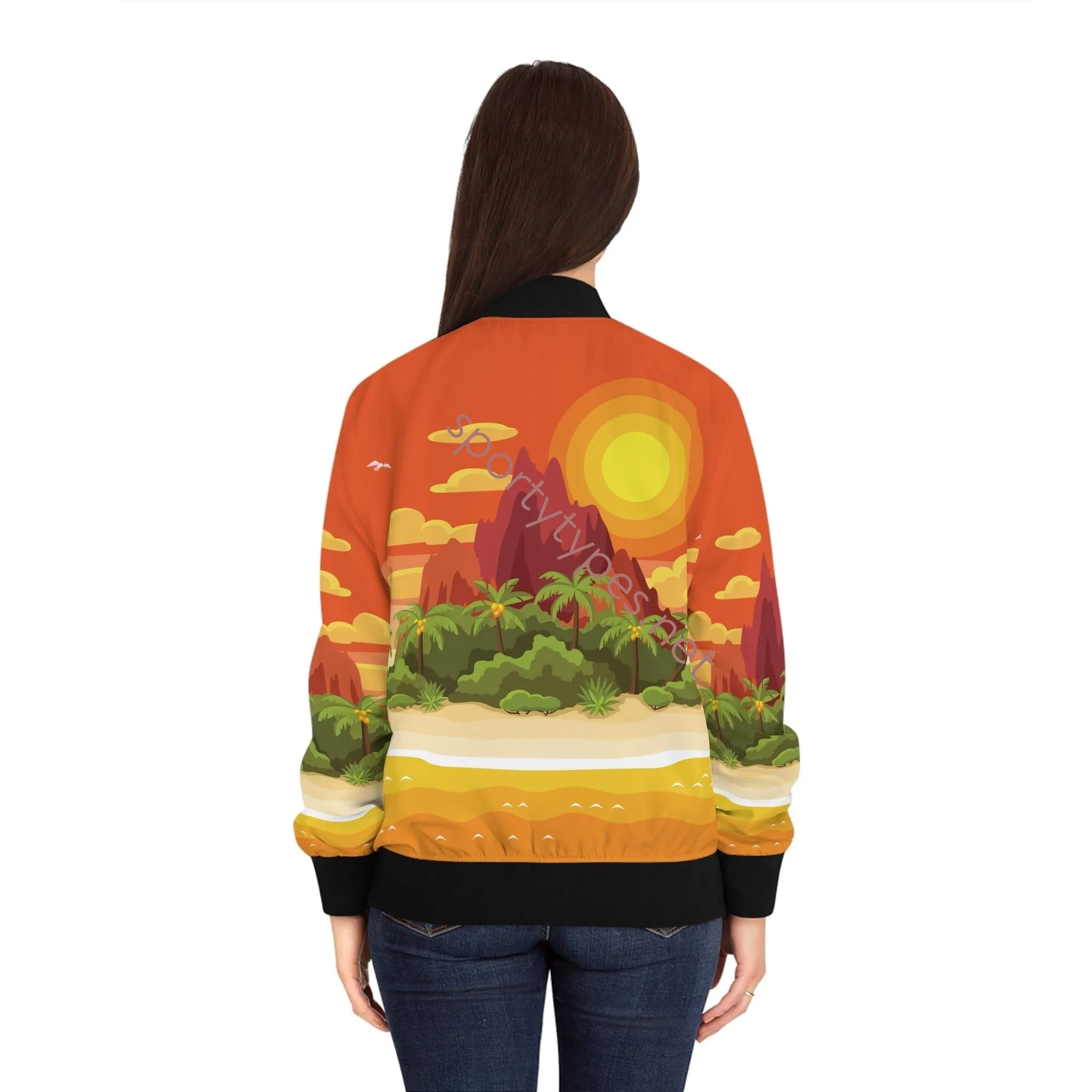 Women's Tropical Bomber Jacket