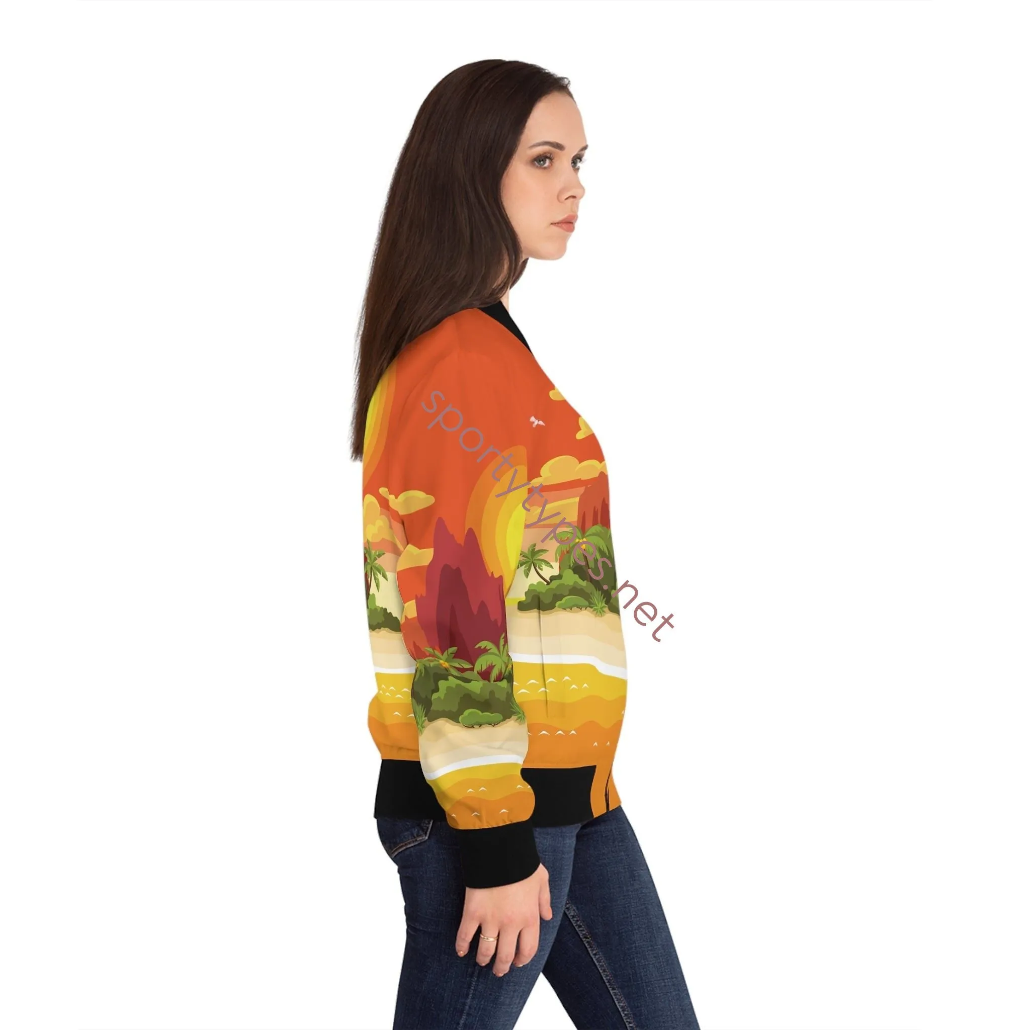 Women's Tropical Bomber Jacket