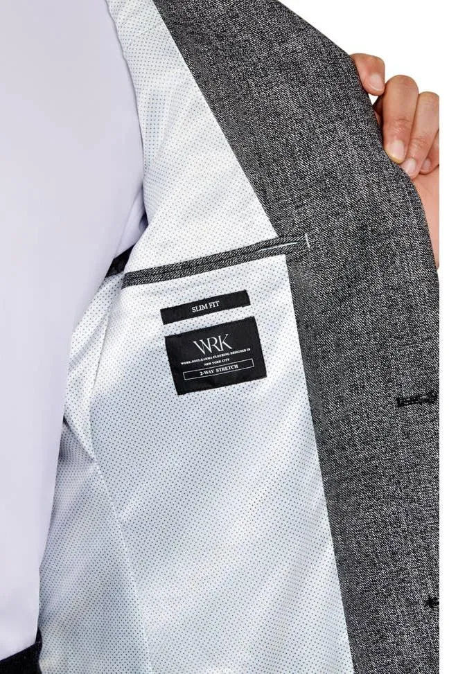 W.R.K. Slim Fit Stretch Texture Sportscoat